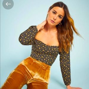 Reformation Marjorie Top in Carolina print